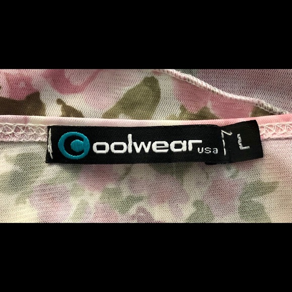 🛍CoolWear USA Asymmetrical Floral Top w/Ruffles - Picture 5 of 5